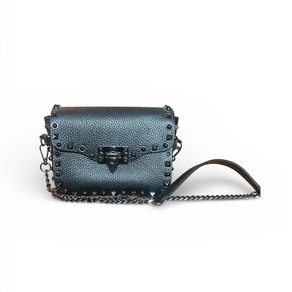 Valentino Garavani Handbags - Valentino Garavani Rockstud Mini Crossbody Bag Black Leather Studded